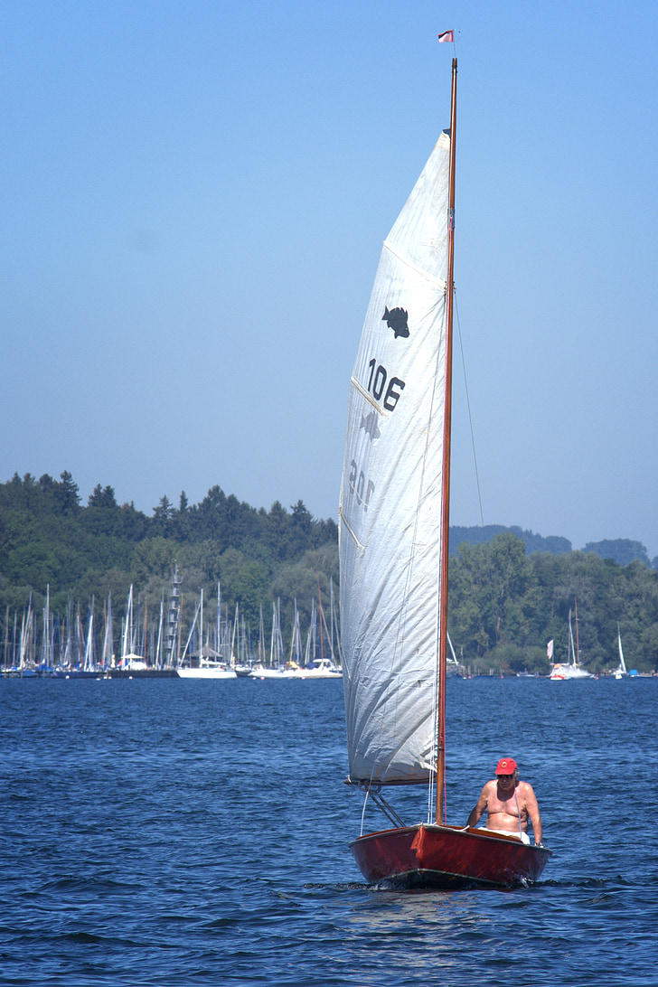 sailing boat, sail, boot, water sports, hobby, holiday, recovery