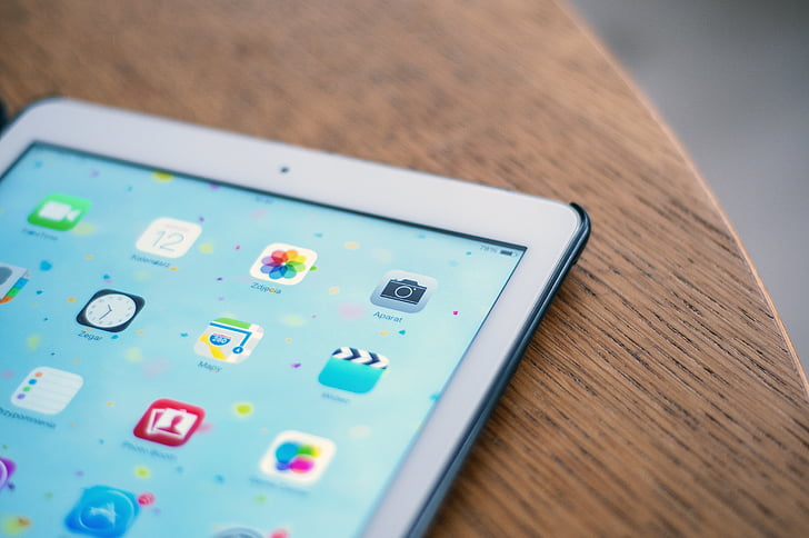 iPad, Tabela, od blizu, fotografije, tableta, tehnologija, poslovni
