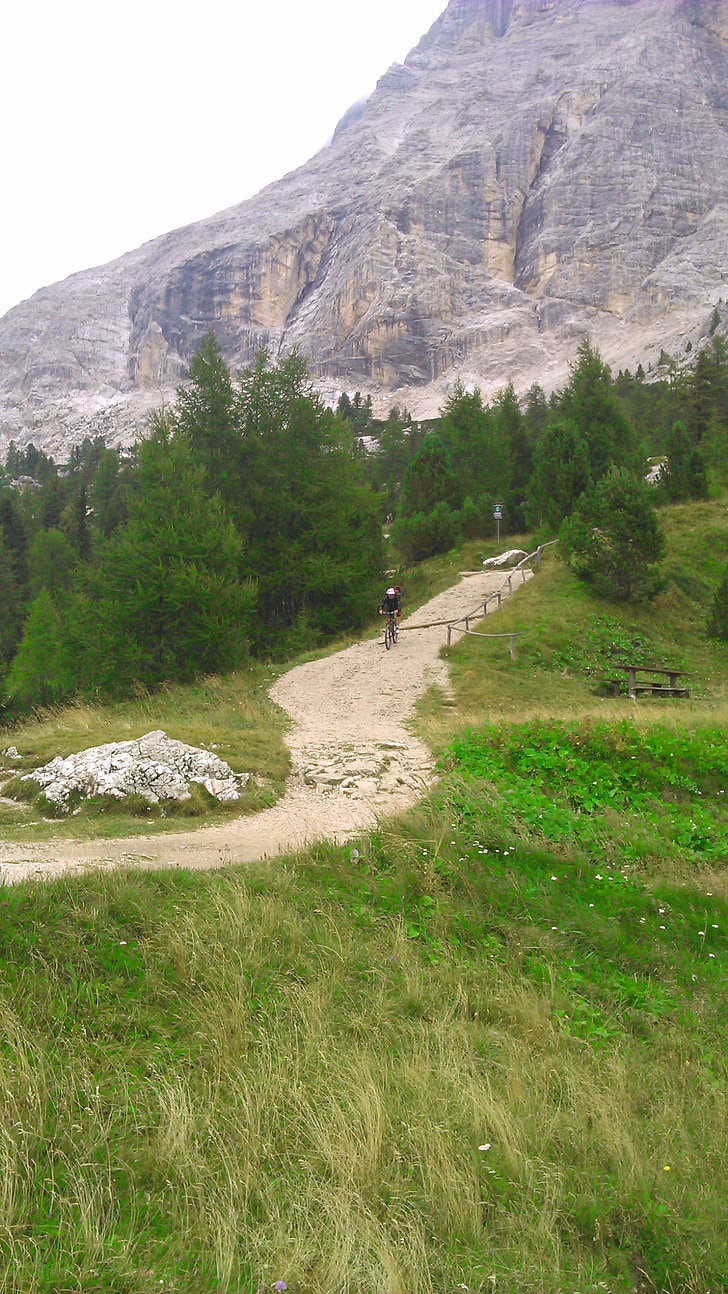 bergen, Dolomiterna, Italien, vandring, södra tyrol, landskap, sommar