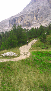 muntanyes, Dolomites, Itàlia, Senderisme, Tirol del Sud, paisatge, l'estiu