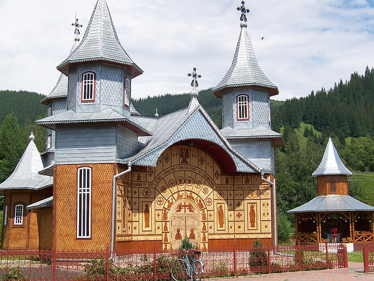 Rumänien, kyrkan, spiror