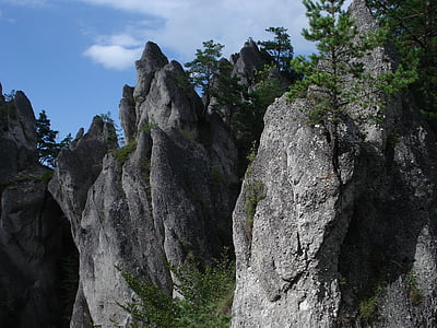 les rochers de súľov, République slovaque, paysage