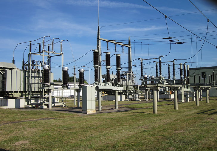 hockenheim, switchyard, transformer, relay, distribution, station, electricity
