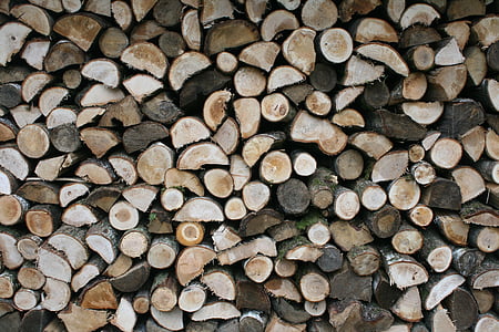 Holz, Stämme, Hack, Kamin, Holz für Ofen, Holzstapel, Stamm