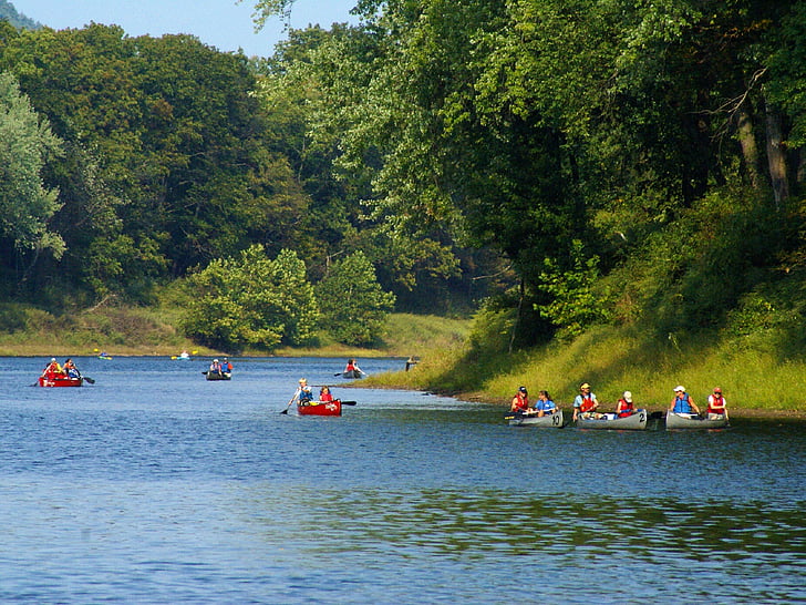 canoë-kayak, rivière, Recreation, à l’extérieur, amusement, aventure, sport