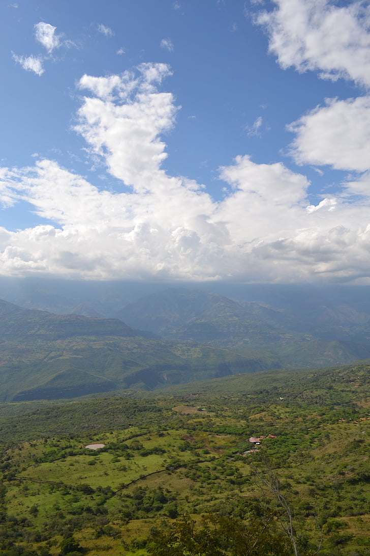 langit, alam, pemandangan, alam, matahari, Kolam, cerah