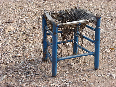 stool, broken, ramshackle, abandoned, broken chair, wicker, abandonment