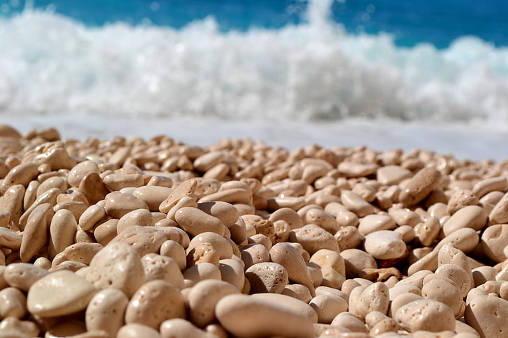 sea, beach, greece, zakythos, the stones, turquoise, water