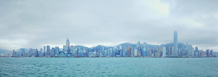 hong kong, panorama, victoria harbour