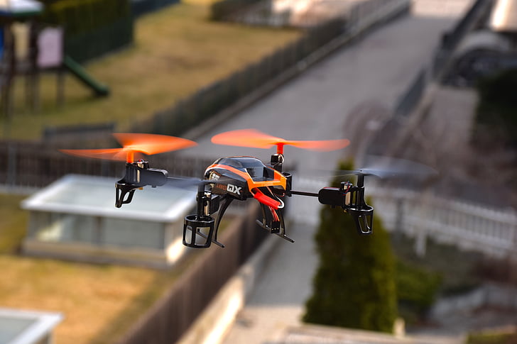 drone, RC, lame 180 qx hd, quadrocopter, jouets, rotors, avion