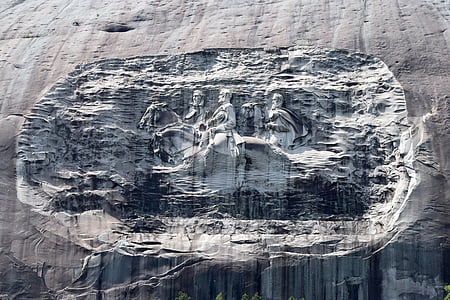 Stone mountain, Gruzija, Park, zgodovinski, mejnik, Memorial, rock