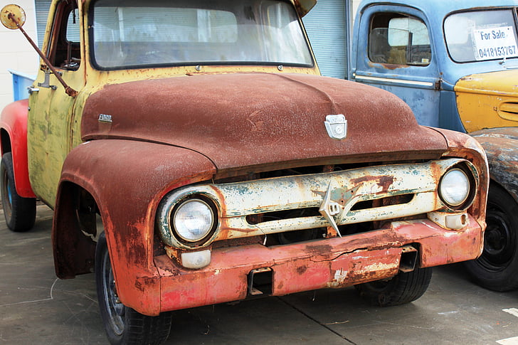 Oldtimer, Ford, nostalgisk, amerikanske, nostalgi, bil