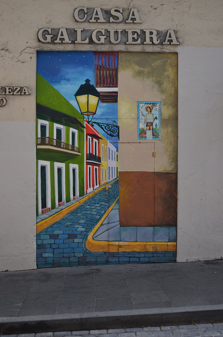 San juan, Puerto Rico, falfestmény