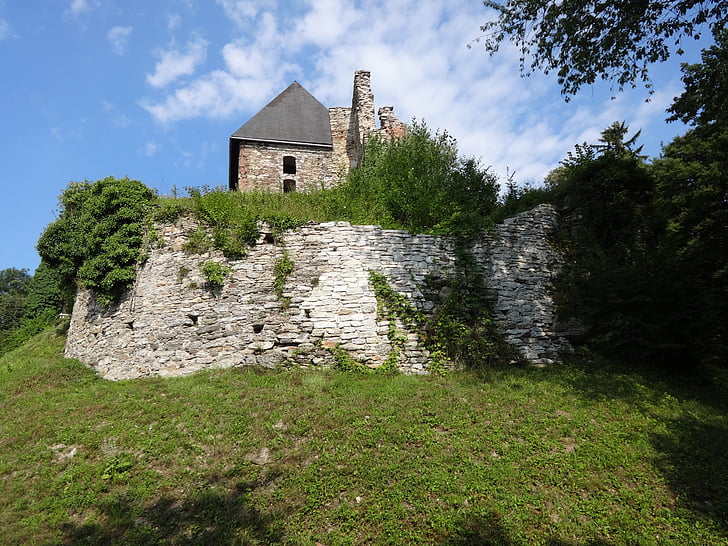 Ruin, Itävalta, Castle, maisema