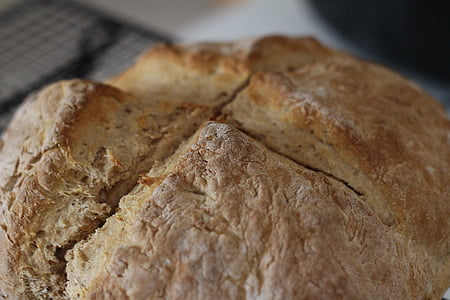 Irish soda bread, domowej roboty, chleb, jedzenie, pieczone, Szybkie chleb, Piekarnia