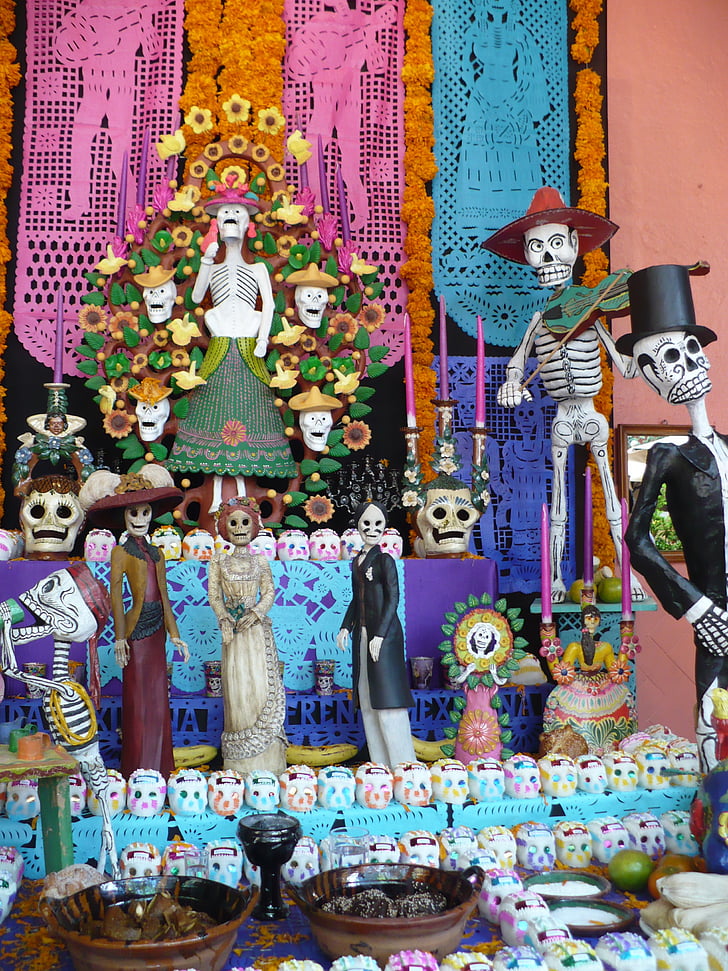 παράδοση, Μεξικό, προσφέροντας, Πολιτισμός, Μεξικάνικη, τυπική