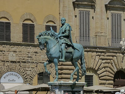 Florencie, sochařství, náměstí, Medici