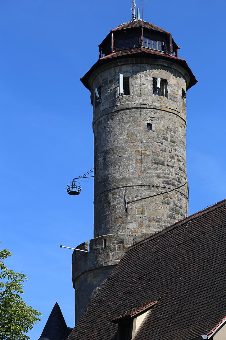 vztrajati, stolp, grad, srednjem veku, grajski stolp, trdnjava, Altenburg