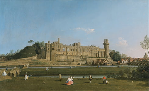 Canaletto, umění, umělecké, malba, olej na plátně, umění, krajina