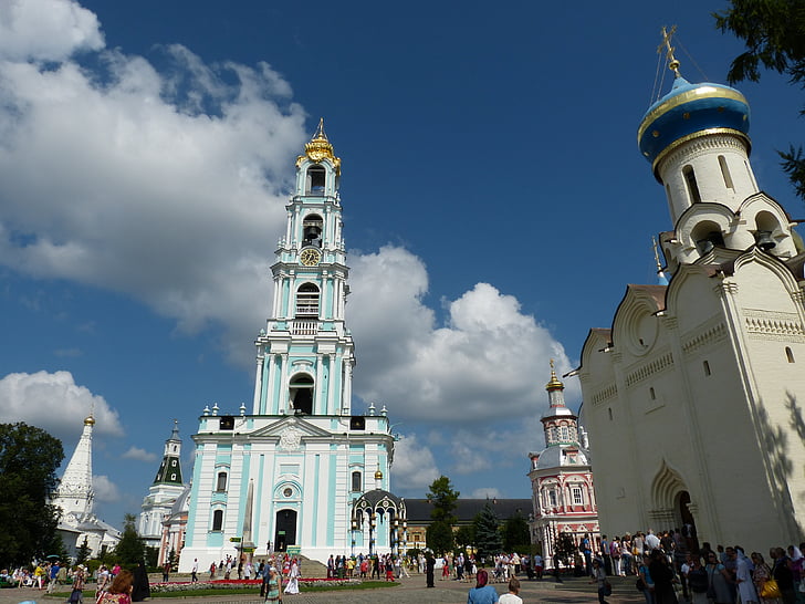 Russland, gullring, historisk, ortodokse, kirke, russisk-ortodokse kirke, tro