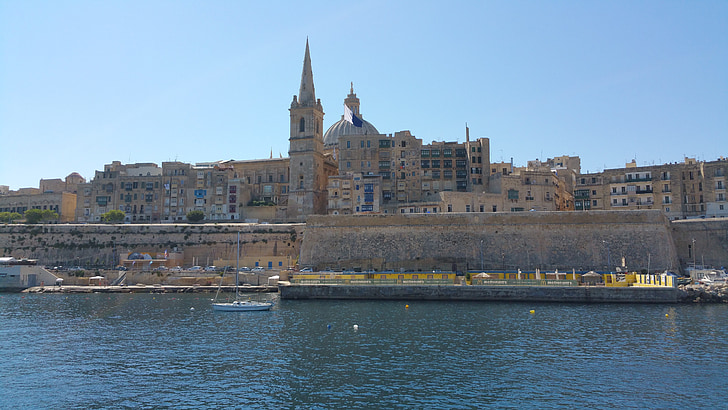 malta, valletta, city, mediterranean, capital, island, maltese