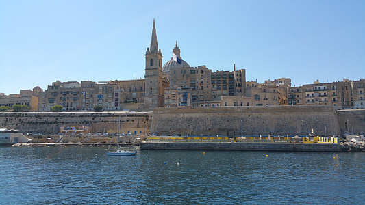 Malta, Valletta, mesto, sredozemski, kapitala, otok, malteščina