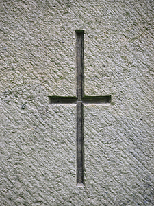 Kreuz, Grabstein, Gravour, Friedhof