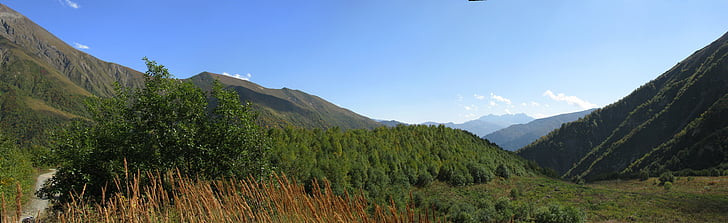 Georgia, peisaj, natura, munte, cer, scenics, în aer liber