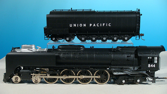 maqueta, Trem, locomotiva a vapor, locomotiva, americana, União do Pacífico