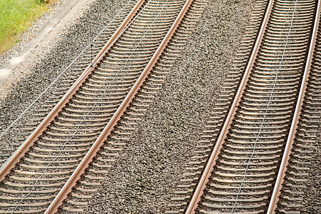 seemed, track, threshold, railway, railroad ties, parallel, railway line