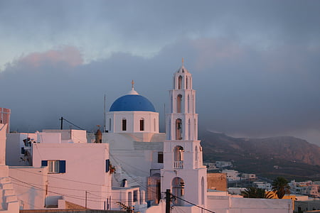 Santorin, Grèce, île, paysage