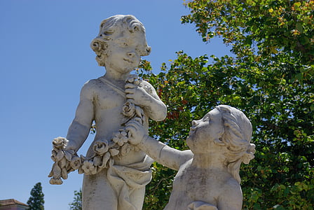Portugal, Statue, Park, Aed, Lisboa