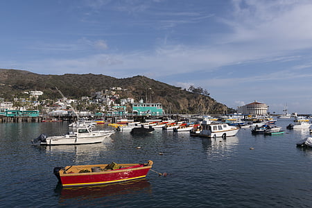 boats, moored, port, water, island, vessels, nautical