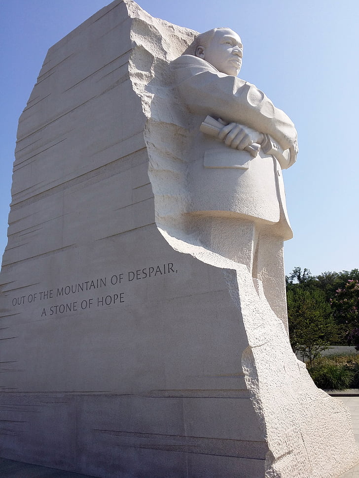 Denkmal, Martin Luther King, Gedenkstätte, DC, Washington, Park