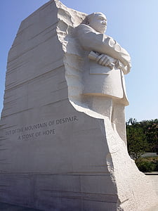 Památník, Martin luther king, Památník, DC, Washington, parku