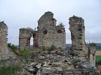 Zamek, ruiny, Pomnik, to tylko to, pielgrzymkowy, Architektura, ruina stary