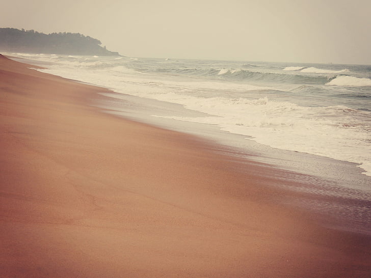 плаж, пясък, океан, лято, вода, природата, пътуване