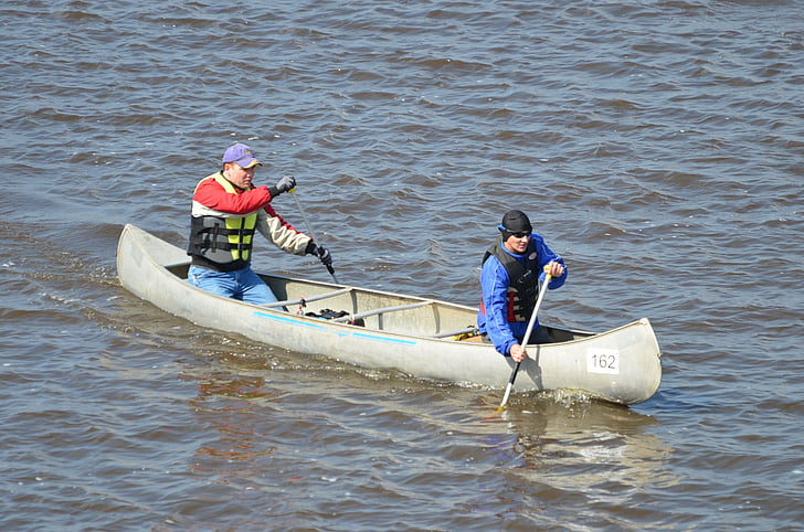 Laki-laki, kayak, arung jeram, kano, perahu, petualangan, air