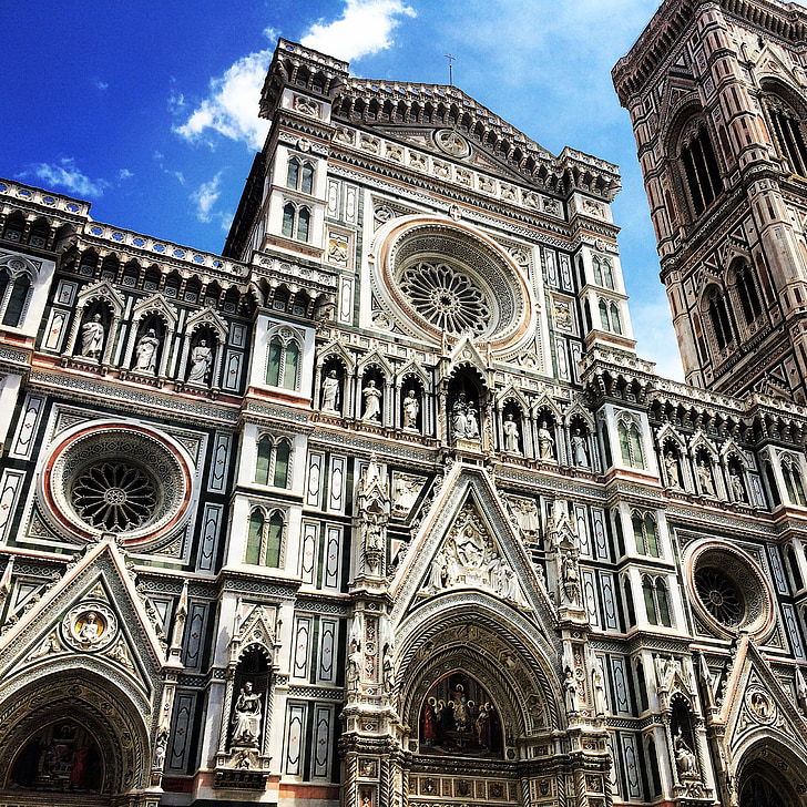 Florens, Dome, Domkyrkan, Italien, kyrkan, arkitektur, resor