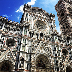 Firenze, dome, katedralen, Italia, kirke, arkitektur, reise