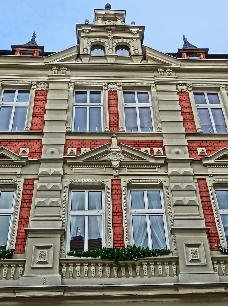 welniany rynek, Bydgoszcz, fasad, arkitektur, byggnad, Windows, exteriör