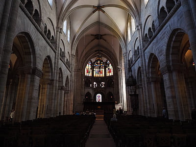 Basel cathedral, Münster, Basel, Nhà thờ, Nhà thờ, điểm thu hút chính, địa điểm tham quan