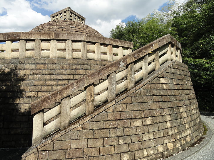 Adashino nenbutsuji, Kioto, Japón, edificio, estructura, escalera, histórico