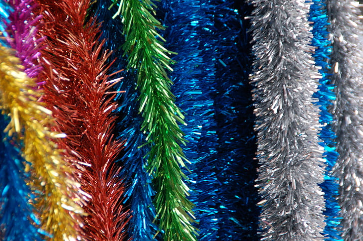 decoración, Color, ruido, Tufts, Navidad, árbol