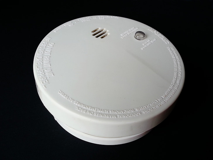 smoke, detector, fire, alarm, burning, safety, protection