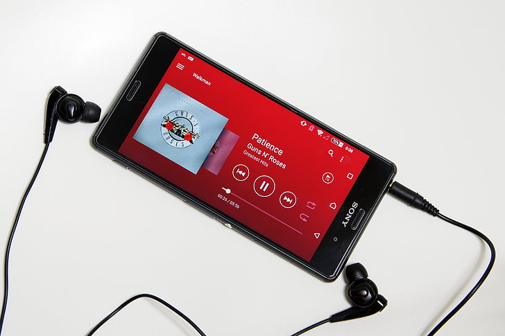 Walkman, musik, Sony, Xperia z3, smartphones, Sony xperia z3, hörlurar