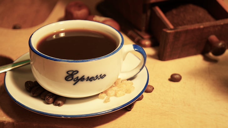 กาแฟ, เอสเปรสโซ่, ถ้วย, เมล็ดกาแฟ, ได้รับประโยชน์จาก, เครื่องดื่ม, อิตาลี