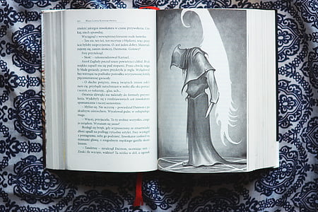 Книга, Ангел, фігура, література, читання, читати