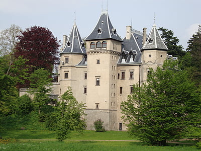 goluchów, Polen, Castle, arkitektur, monument, ferie, tur