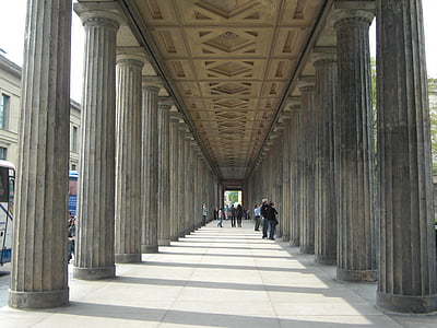 arcade, berlin, museum, capital, history, building, architecture
